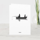 Happy Birthday Best Vater Ever Fishing Karte (Rückseite)