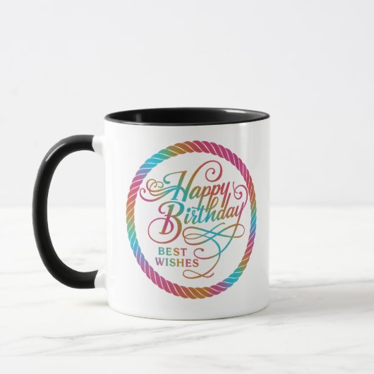 Happy Birthday Best Wishs Glow | Tasse des Kaffees (Links)