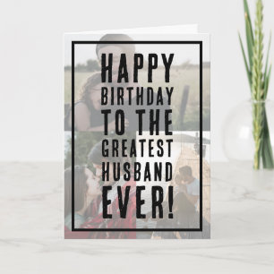 Happy Birthday Beste Husband Foto Collage Card Feiertagskarte