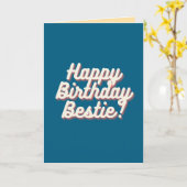 Happy Birthday Bestie | AQUAMARIN Karte (Gelbe Blume)