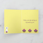 Happy Birthday Bichon Frise Karte (Innenseite)