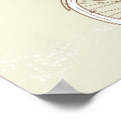 Happy Birthday Bicycle Girl Poster (Ecke)