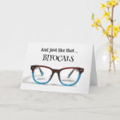 Happy Birthday Bifoals Karte (Gelbe Blume)