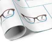 Happy Birthday BiFocals Glasses Geschenkpapier (Rolleneckpunkt)