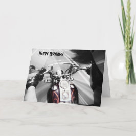 Happy Birthday Biker Card Karte