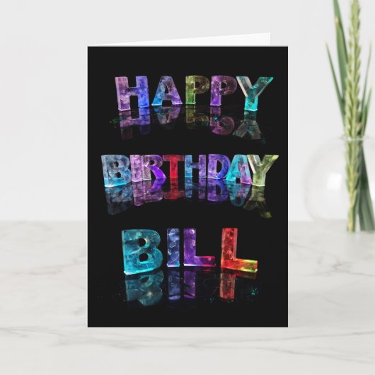 Happy Birthday Bill Card Karte (Vorderseite)