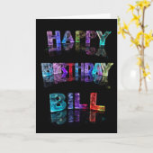 Happy Birthday Bill Card Karte (Gelbe Blume)