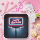 Happy Birthday Billboard Pappteller (Party)