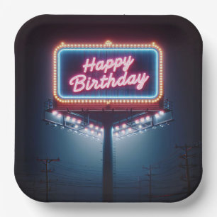 Happy Birthday Billboard Pappteller