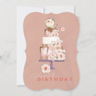 Happy Birthday Bird Einladung