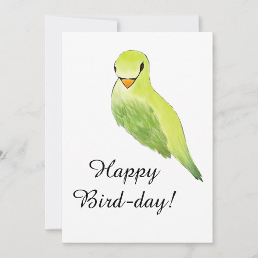 Happy Birthday Bird Pub Karte (Vorderseite)