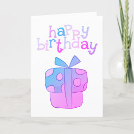 Happy Birthday Birthday Present Karte