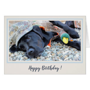 Happy Birthday Black Labrador Enck Hunting Hund