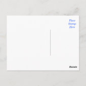 Happy Birthday Black Labrador Retriever Post Card Postkarte (Rückseite)