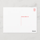 Happy Birthday Black Labrador Retriever Puppy Dog Postkarte (Rückseite)