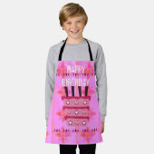 Happy Birthday Bleibe gesegnet Schürze (Getragen)