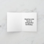 Happy Birthday Blooming Calla Lilies Karte (Innenseite)