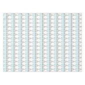 Happy Birthday Blue Cake Cupcake Candle Sprinkles Tischdecke (Vorderseite (Horizontal))