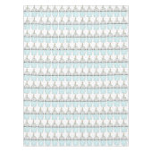 Happy Birthday Blue Cake Cupcake Candle Sprinkles Tischdecke (Vorderseite)