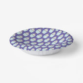 Happy Birthday Blue Cupcake Sprinkles Zuckerguss Pappteller (Gewinkelt)