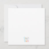 Happy Birthday Blue Dinosaur Grußkarte Karte (Rückseite)