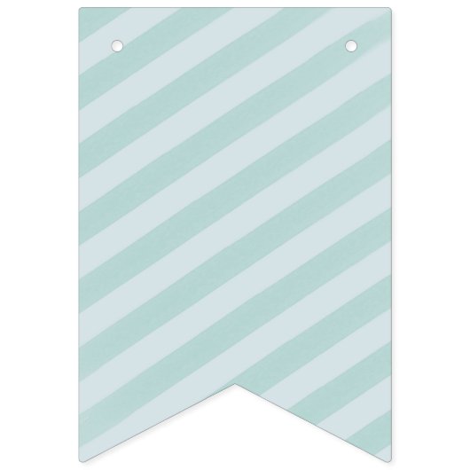 Happy Birthday Blue Gold Confetti Erster Geburtsta Wimpelkette (Erste Fahne)