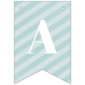 Happy Birthday Blue Gold Confetti Erster Geburtsta Wimpelkette (Dritte Fahne)