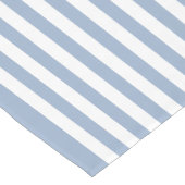 Happy Birthday Blue & White Stripe Tischläufer (Ecke)