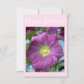 Happy Birthday Blume Card Karte (Vorderseite)