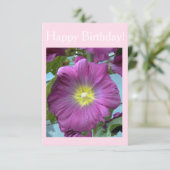 Happy Birthday Blume Card Karte (Stehend Vorderseite)