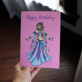 Happy Birthday Bly Dance Card Karte