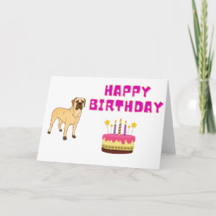 Happy Birthday Boerboel Card Karte