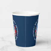 Happy Birthday Boricua Thema, Puerto Rico Pappbecher (Rechts)