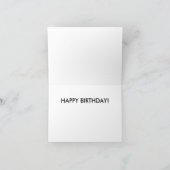 Happy Birthday Boston Terrier Dog Card Karte (Innenseite)