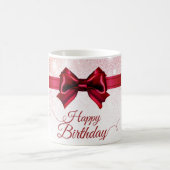 Happy Birthday Bow Kaffeetasse (Mittel)