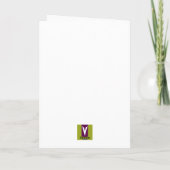 Happy Birthday - bowler Karte (Rückseite)