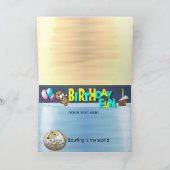 Happy Birthday Bowling Karte (Innenseite)