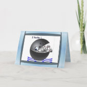 Happy Birthday Bowling Karte (Vorderseite)