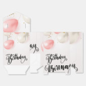 happy birthday box geschenkschachtel (Ungefaltet)