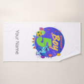Happy Birthday Boy 5. Geburtstag Dinosaurier Badehandtuch (Badehandtuch)