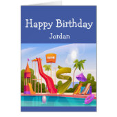 Happy Birthday Boy Girl Lieben Water Park (Vorne)