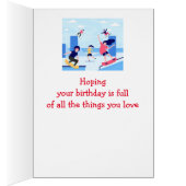 Happy Birthday Boy Girl Loves Skateboarding (Innen (Rechts))