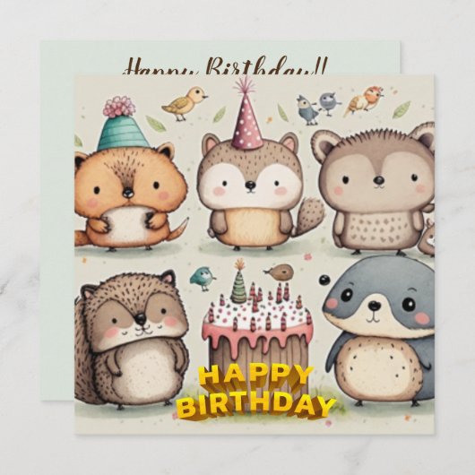 Happy Birthday Brauch (Vorne/Hinten)