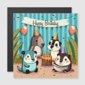 Happy Birthday Brauch Magnetkarte (Vorne/Hinten)