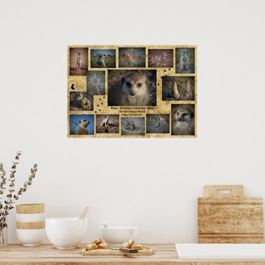 Happy Birthday Brea Poster (Küche)