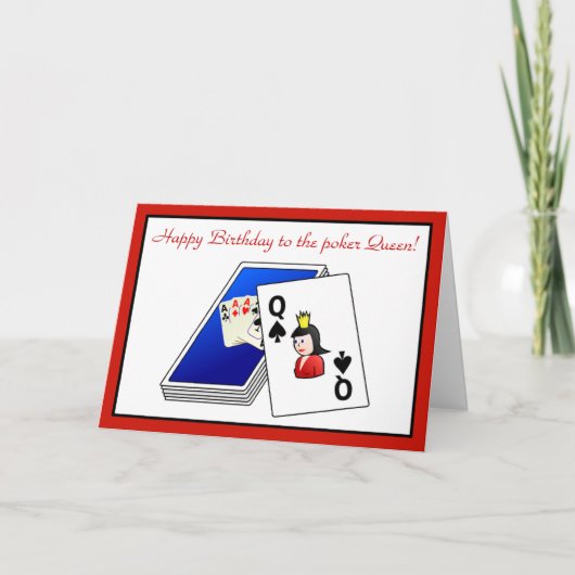 Happy Birthday Bridge Card spielen Karten Poker (Vorderseite)