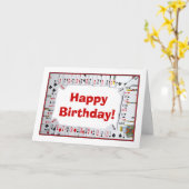 Happy Birthday Bridge Card spielen Karten Poker (Gelbe Blume)