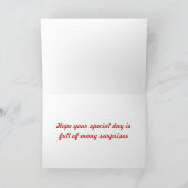 Happy Birthday Bridge Card spielen Karten Poker (Innenseite)