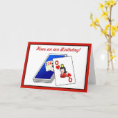 Happy Birthday Bridge Card spielen Karten Poker (Gelbe Blume)