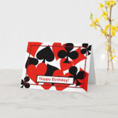 Happy Birthday Bridge Card spielen Karten Poker (Gelbe Blume)